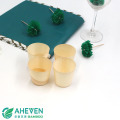 Eco-friendly Hot sale Natural Disposable Pine Wooden Cups For Desserts Snacks